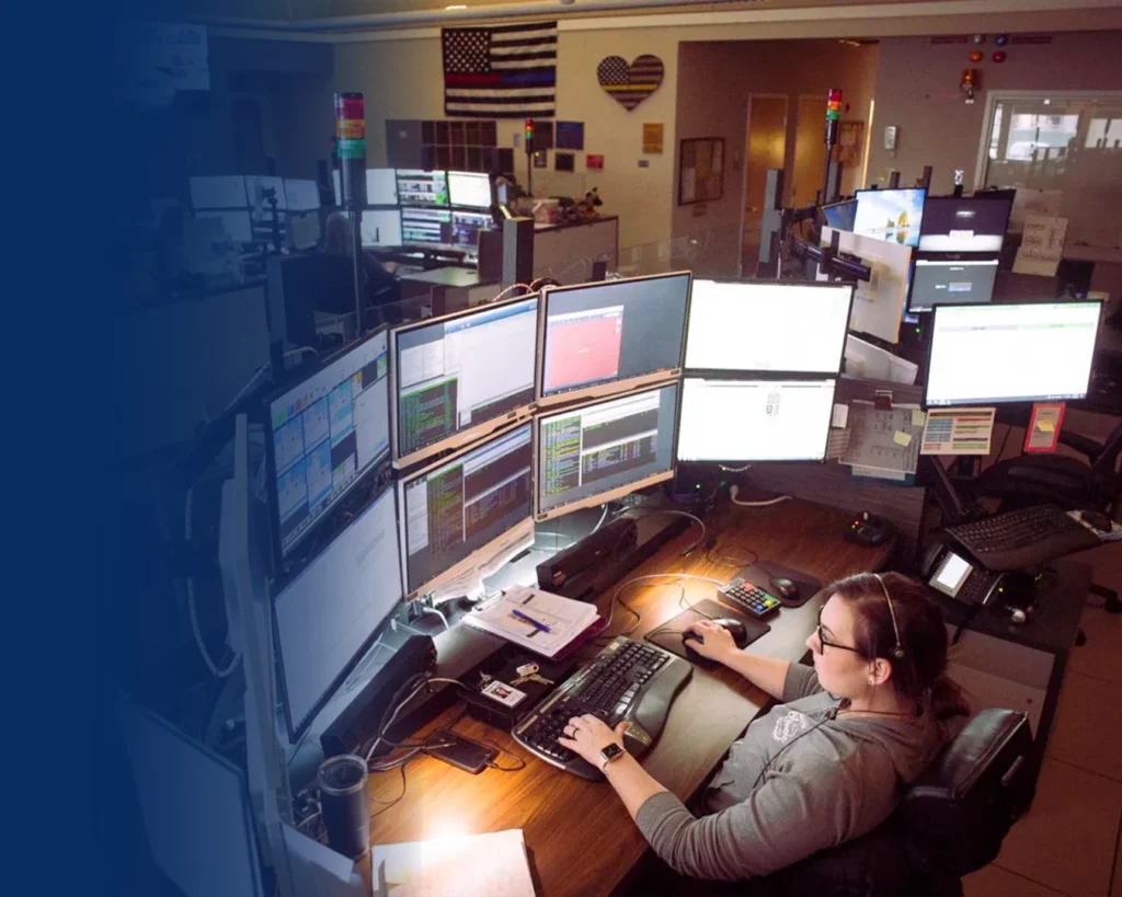 Woman at Skagit 911 call center